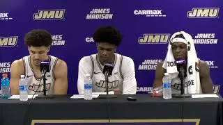 JMU Men's Basketball | Player Postgame Press Conference