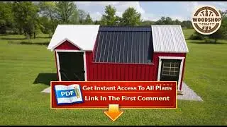 Transform Your Garden With This Rustic 12x14 Tool Shed Build