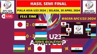 HASIL SEMI FINAL PIALA ASIA U23 2024 HARI INI ~ JEPANG vs IRAK ~ INDONESIA vs UZBEKISTAN ~ AFC U23