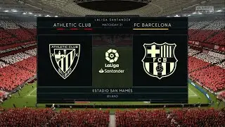 Athletic Bilbao vs Barcelona - FIFA 20 (Full Gameplay)