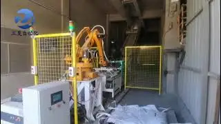 Robotic #Palletizer Bag Box Case Solution Production Line manufacturer of Stacking On Pallet #robot 