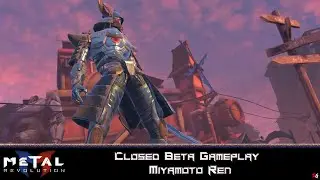 Metal Revolution - Closed Beta Gameplay: Miyamoto Ren