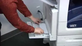 Xerox WorkCentre 7800 Family - Loading Bypass Tray (Labels & Envelopes)