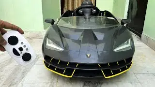 RC Lamborghini Car Unboxing & Testing | 2.4Ghz Remote Control Ride on Car | Shamshad Maker🔥🔥
