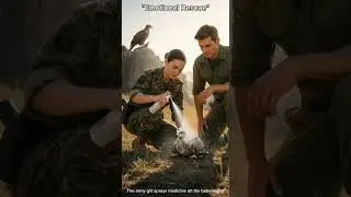Emotional Rescue | US Army Girl Saves Baby Eagle from Insects | Shorts feed | emotional effects