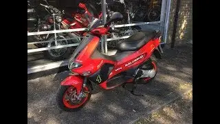 GILERA RUNNER PURE JET 50CC RED 2004 FUEL INJECTION START UP & REVIEW