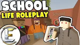 School Life Roleplay - Unturned RP (The School Teacher Gone Crazy) Funny Moments