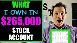 My $265,000 Stock Market Account Fully Disclosed