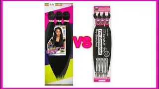 HOW TO GET UR BRAIDS THE SAME SIZE 🟥 THE BATTLE OF TWO PRE- SECTIONED/PRE-STRETCHED HAIR