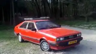 Audi Coupe Gt5S rijdt een rondje, lekkere roffel!