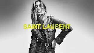 SAINT LAURENT - DENIM 2021 - HAILEY BIEBER
