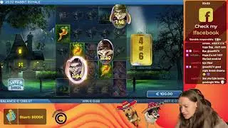 1880x win on Rabbit Royale (ELK studios)