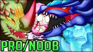 Robot Space Dragon of Endless Spikes - Pro and Noob VS Monster Hunter Frontier! (Special) #frontier