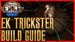 EK Trickster - Very Fast Clear Speed Build Guide - Path of Exile Harvest