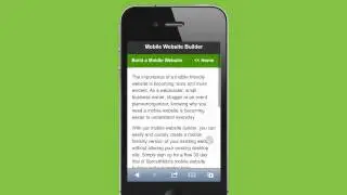 SproutMobi DIY Mobile Website Builder
