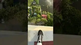 Rooftop view parkour pov #parkour #stunt #rooftop #extreme #tobypk #shorts