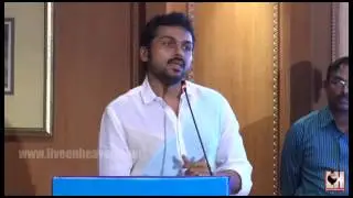 Karthi Gives Fund To L S D S S