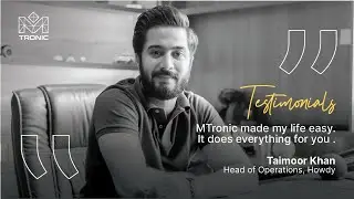 Office Automation I Customer Review - Taimoor Khan, Howdy I MTronic Pakistan