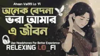 অনেক বেদনা ভরা আমার এ জীবন । Onek Bedona Vora Amar A Jibon। Bangla Lofi Song ।