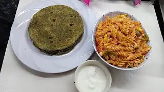 Live Masala vej pasta | बथुए का पराठा🥰👌😋