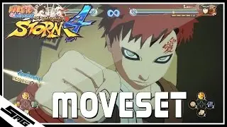 Naruto Ultimate Ninja Storm 4 - PTS Gaara COMPLETE Moveset
