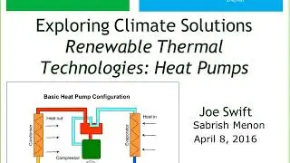 Renewable Thermal Technologies in CT Webinar (April 8th, 2016)