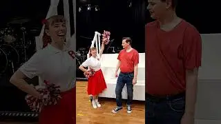 Patty Simcox - Teaching me all the moves as Cheer Captain 🚗📖⚡️💋🍒🎀 @AussieDisneyGirl#musical #theatre
