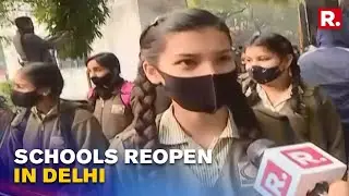 Delhi: Schools Reopen For Class 9-12 Amid Dip In COVID Cases; Teachers & Students Express Excitement