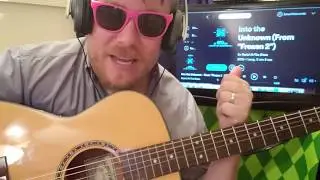 How To Play Into The Unknown Frozen 2 (Panic! At The Disco) // guitar lesson beginner tutorial chord