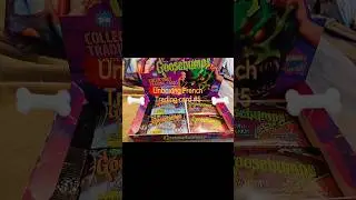 Unboxing french trading card #5 #chairdepoule #piccolibrividi #pesadillas #goosebumps