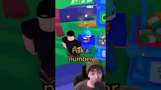 If They Guess the Number, They Win a Prize! #roblox #shorts #robux