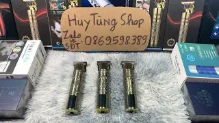 Tông Đơ T9Pro Chỉ 300k/1 Bộ Máy Full Đèn Led Báo Phần Trăm Pin , 3 Chế Độ Cắt , Máy Siêu Êm Và Khoẻ