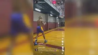 Dwight Howard IMPRESSIVE SHOOTING Practice Instagram Live - Splashing 3 Pointers & Free Throws