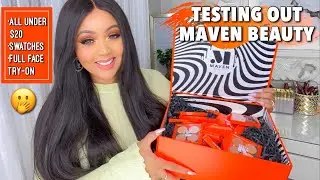 TESTING OUT MAVEN BEAUTY🔥 &bull; NEW AFFORDABLE MAKEUP BRAND &bull;  FASHION NOVA  || WHAT&rsquo;S THE TEA 🤔