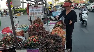Life Cambodia 2025,Street foods Riverside Noodles Phnom Penh City