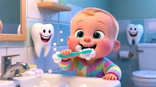 Brush Time Shiny Smiles  | Fun Teeth Brushing Song for Kids | Sing Along Routine