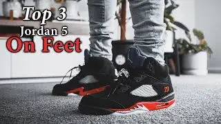 'Top 3' Air Jordan 5 ON FEET with Different Pants