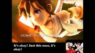 Pit's Wings Burn Up in Japanese - Kid Icarus Uprising English Sub