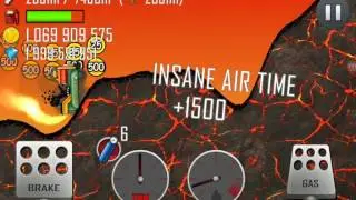 Hill Climb Racing: Kiddie Express / Volcano 2707m | GamePlay