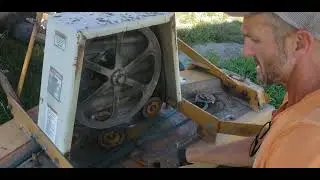 Woods finish mower belt installation RM372