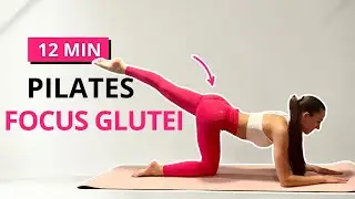 12 MIN Pilates Glutei | Gambe Toniche e Snelle Senza Attrezzi