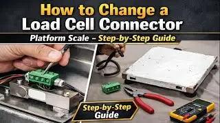How to Change a Load Cell Connector platform scale &ndash; Step-by-Step Guide