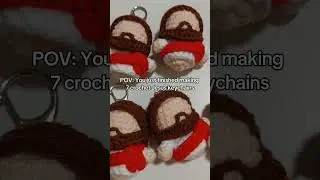 Tiny Miracles! ✨ POV: You just finished making 7 Crochet Jesus Keychains #supportlocalsg #Jesusloves