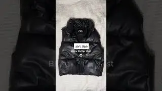 Styling a Black Puffer Vest