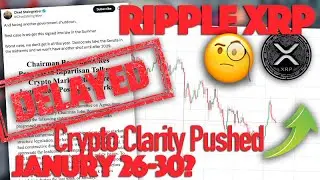 Ripple XRP: Crypto Clarity Pushed Until End Of January? Will XRP See A New High In 2026?
