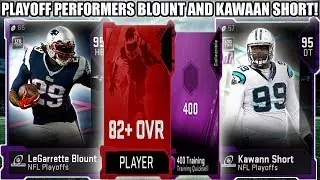 WEEKLY BOOSTER PACK! PLAYOFF PERFORMERS SHORT AND BLOUNT! | MADDEN 19 ULTIMATE TEAM