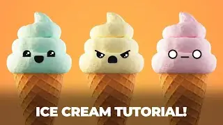 Blender 3D 2.92 - Yummy Ice Cream Tutorial