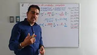 Conversión de unidades complejas.