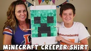 Minecraft Creeper Craft Make A Creeper Shirt | DCTC Amy Jo | DIY Do It Yourself