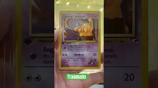 Pokemon 1 Edition Traumato #pokemon #pokemontcg #pokemonwotc #pokemoncommunity #pokemonfan #pokedex